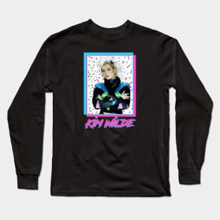 Kim wilde///80s new wave for fans Long Sleeve T-Shirt